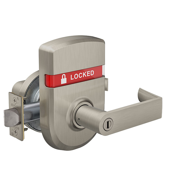 Schlage ND40S RHO (Rhodes) Privacy Lever Lock with OS-LOC Indicator