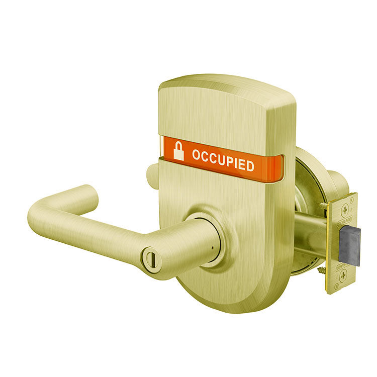 Schlage ND40S TLR (Tubular) Privacy Lever Lock with OS-OCC Indicator