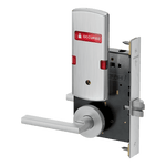 PM040 OS-OCC Bath/Bedroom Privacy Mortise Lock with VACANT/OCCUPIED Indicator, Latitude (LAT) Lever