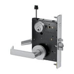 PM092EU Electrically Unlocking Outside Lever, Outside Cylinder Electric Mortise Lock, Rhodes (RHO) Lever