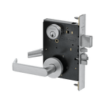 PM453 Entrance/Office Mortise Lock with Deadbolt, Rhodes (RHO) Lever