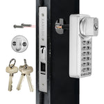 SK1850S Storefront Deadbolt Keyless Lock with Push Button Combination Keypad and Key Override with SFIC Cylinder