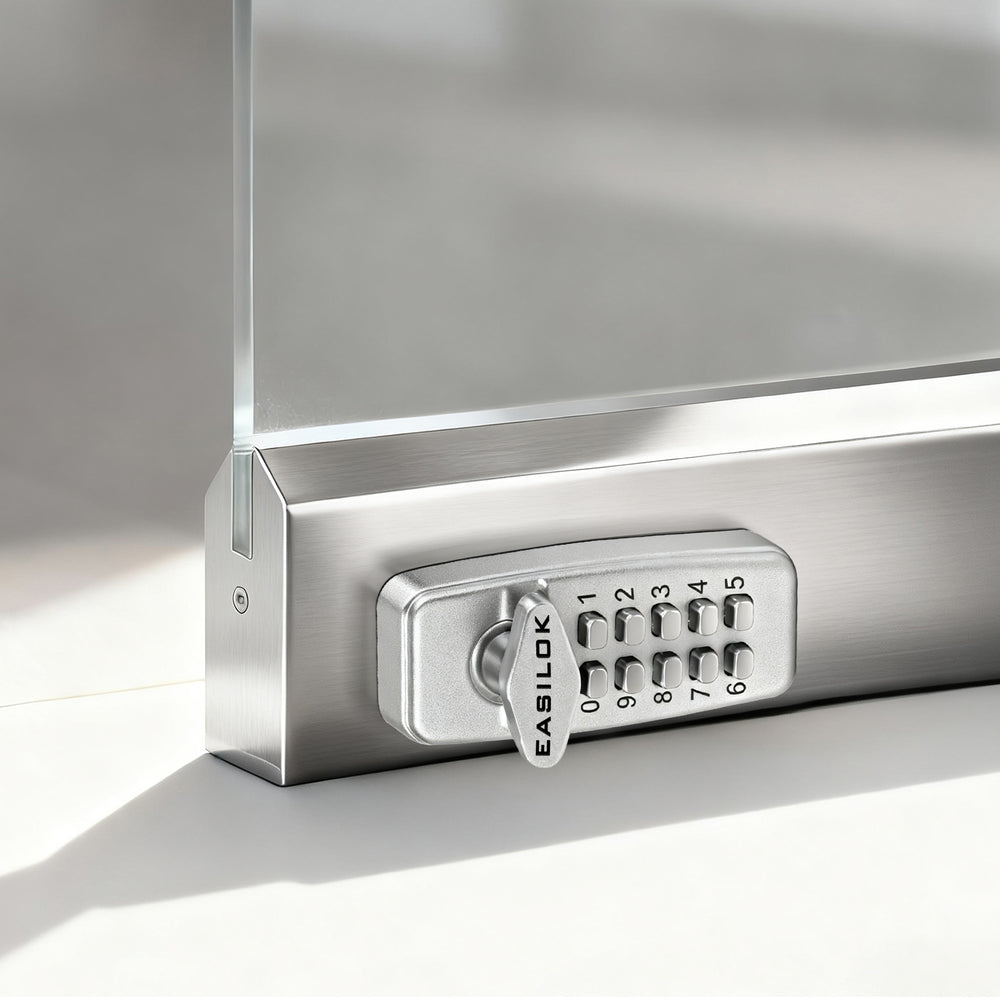 Buttom Rail Lock EASILOK SK777 Bottom Rail Lock with Push Button Combination Keypad