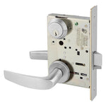 8204 LNB Storeroom or Closet Mortise Lock, B Lever, LN Rose