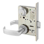 8204 LNL Storeroom or Closet Mortise Lock, L Lever, LN Rose