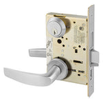 8243 LNB Apartment Corridor Door Mortise Lock, B Lever, LN Rose