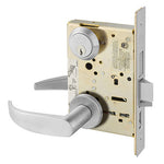 8243 LNP Apartment Corridor Door Mortise Lock, P Lever, LN Rose