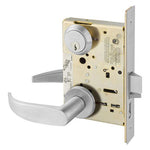 8255 LNP Office or Entry Mortise Lock, P Lever, LN Rose
