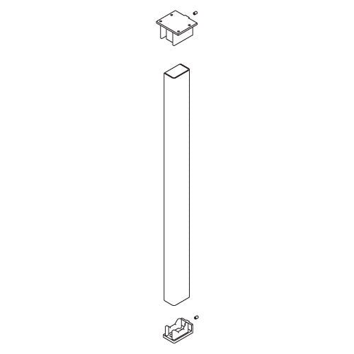 Sargent 980S/12-980 Steel Removable Mullion for Rim Exit Devices
