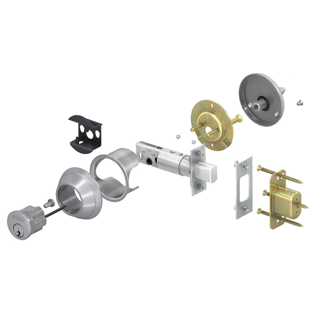 Schlage B660P Single Cylinder Deadbolt - Heavy-Duty Grade-1