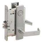 L9080P 06L Storeroom Mortise Lock, 06 Lever, L Escutcheon