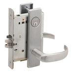 L9070P 17L Classroom Mortise Lock, 17 Lever, L Escutcheon