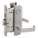 L9453P 06L Entrance Mortise Lock with Deadbolt, 06 Lever, L Escutcheon