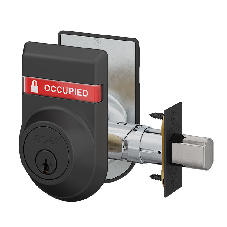 Schlage B560P Dual-Sided Occupancy Indicator Single Cylinder Deadbolt