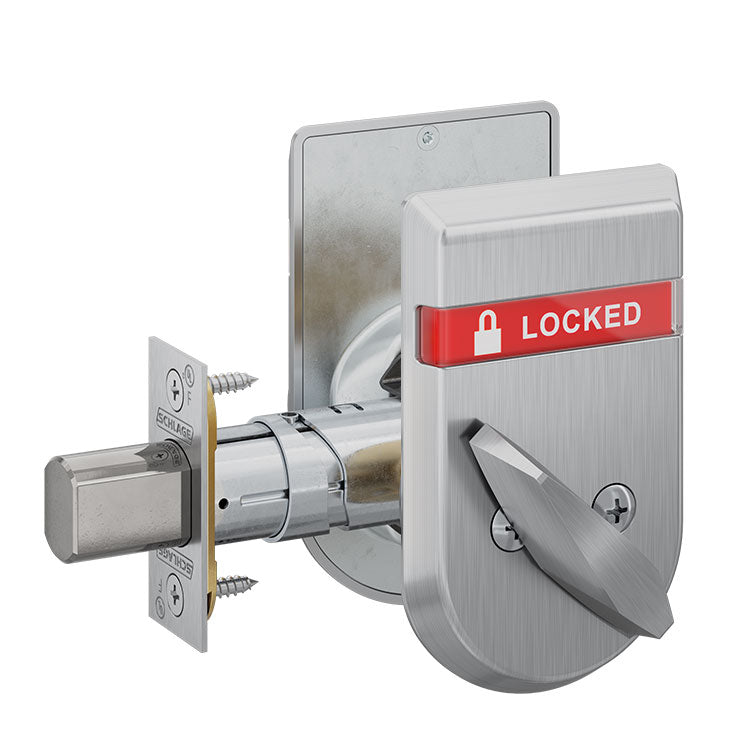 Schlage B660P Dual-Sided Occupancy Indicator Single Cylinder Deadbolt
