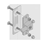 TEL-HSB1 Trident Additional Hinge Side Bolt for Fifth Point of Locking