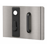 TEL-MTH-AP Keyed Thumbturn and Pull Handle Trim for Manual Locking Tridents on Full Anti-Pry Plate
