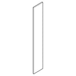 Flat Plate Astragal, 14 Gauge Steel, Prime Painted