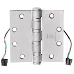 T4A3786 QC4 4.5" x 4.5" ElectroLynx Quick Connect Heavy Weight Full Mortise Electrified Hinge, 4 Wire