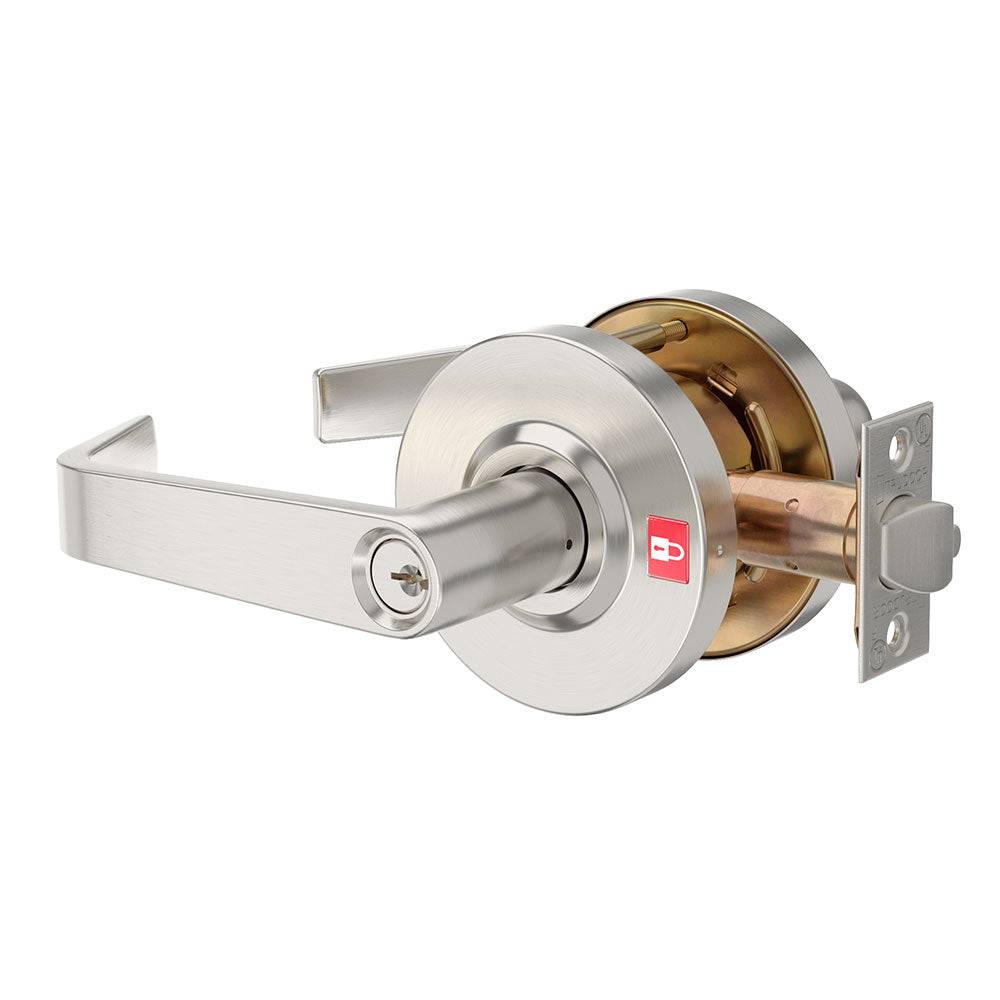 Trudoor CL1-90-IND Indicator Lever Lock, Keyed Privacy Function