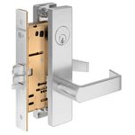 ML107 Storeroom Mortise Lock with Escutcheon Lever Trim