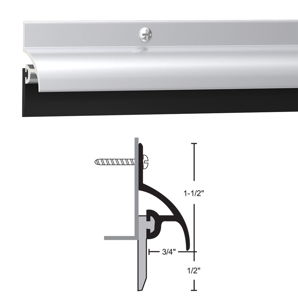 新品未使用TRUDIVE ロンスプ　3mm Trudoor TD-RDSWV Door Bottom Rain Drip Sweep with Vinyl Seal