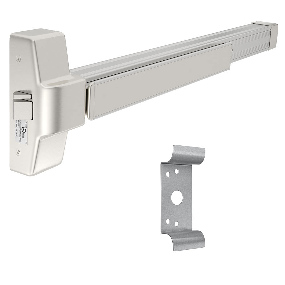 Tell Rim Exit Device Trudoor TDE-1000R-DFP-NL Rim Exit Device with Night Latch Pull