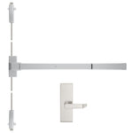 TDE-2000V-L-BE Surface Vertical Rod Exit Device with Heavy-Duty Blank Escutcheon Passage Lever