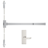 TDE-2000V-L-DT Surface Vertical Rod Exit Device with Heavy-Duty Blank Escutcheon Dummy Lever