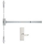 TDE-2000V-L-DT Surface Vertical Rod Exit Device with Heavy-Duty Blank Escutcheon Dummy Lever