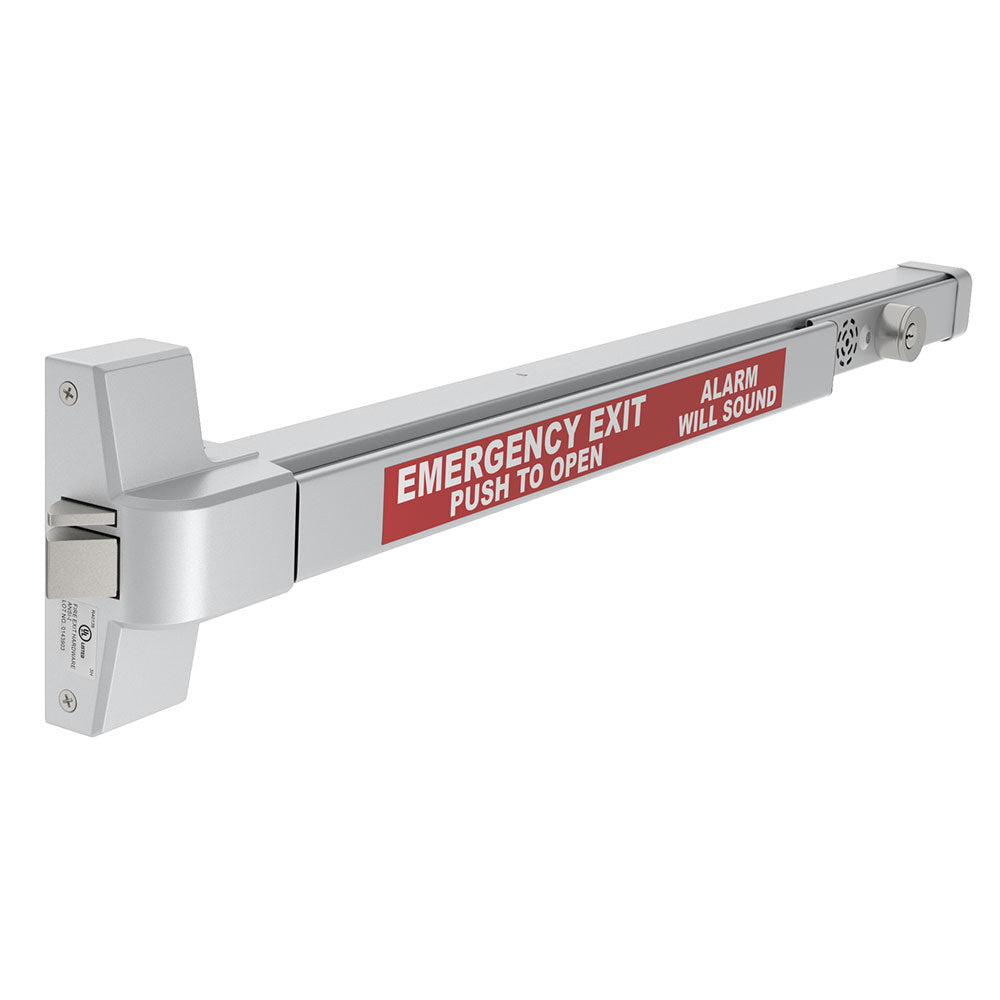 Alarmed Rim Exit Device Trudoor TDE-ALK-F2000R Grade-1 Fire-Rated Alarmed Rim Exit Device