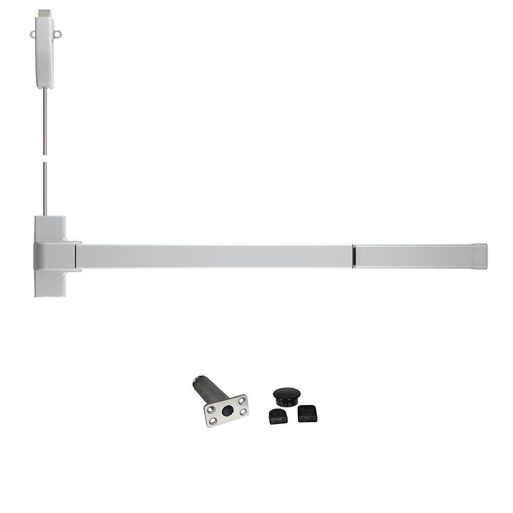 Less Bottom Rod Exit Device Trudoor TDE-F2000V-EO-LBR Fire-Rated Surface Vertical Rod Exit Device