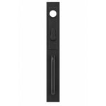 TEL-MTH Keyed Thumbturn and Pull Handle Trim for Manual Locking Tridents on Individual Trim Plate