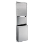 TW-1 Recessed Towel Dispenser and Waste Receptacle Combination
