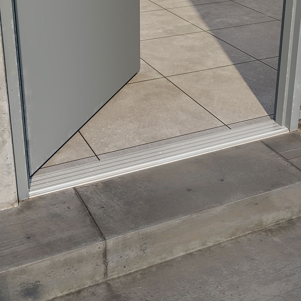 Trudoor TD-TH4 Commercial Fluted Saddle Threshold, 4″ W x 1/2″H