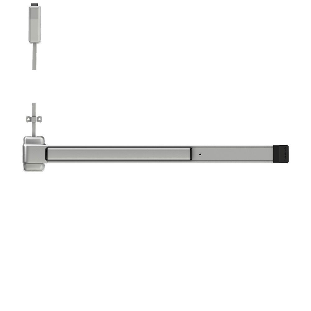 Less Bottom Rod Exit Device Von Duprin 2227EO LBR Vertical Rod Exit Device, Less Bottom Rod
