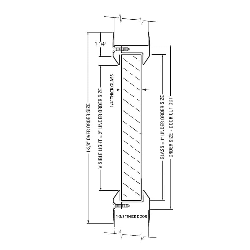 Air Louvers VSIG Vision Lite Frame for 1/4