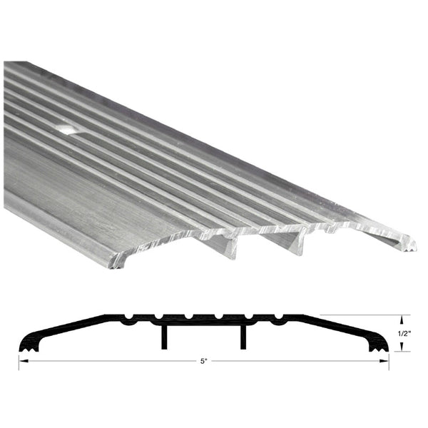 あくえり　0915 Air Louvers WT-S425A Saddle Threshold– 5″ W x 1/2″ H – Aluminum