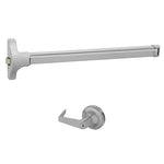 2100F x AU441F Fire-Rated Rim Exit Device with Nightlatch/Storeroom Lever Trim