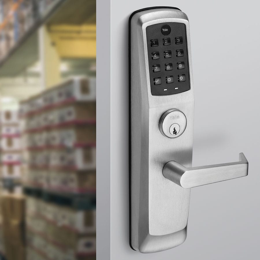 Accentra 7100 x AU-NTT613-NR Exit Device w/ nexTouch PushButton Trim