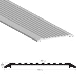 657A Saddle Threshold - 7" Wide x 1/2" High - Aluminum Mill Finish