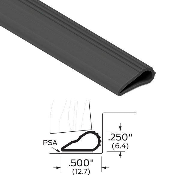 4378　ネッフル　エスキモード　シーツ Zero 188S-BK Silicone Self-Adhesive Door Jamb Weatherstrip