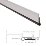 328AA Jamb Perimeter Weatherstrip Set – Neoprene x Clear Anodized Aluminum
