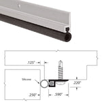 8303AA Jamb Perimeter Weatherstrip Set – Silicone x Clear Anodized Aluminum