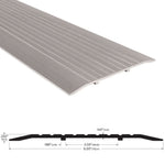 546A Saddle Threshold - 6" Wide x 1/4" High - Aluminum Mill Finish