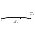 8644 Saddle Threshold – 4″ Wide x 1/4″ High