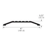 8645 Saddle Threshold – 4″ Wide x 1/2″ High