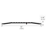 8654 Saddle Threshold – 5″ Wide x 1/4″ High