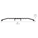 8665 Saddle Threshold – 6″ Wide x 1/2″ High