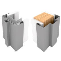 Pemko 157 Offset Aluminum Saddle Threshold - 5-1/2